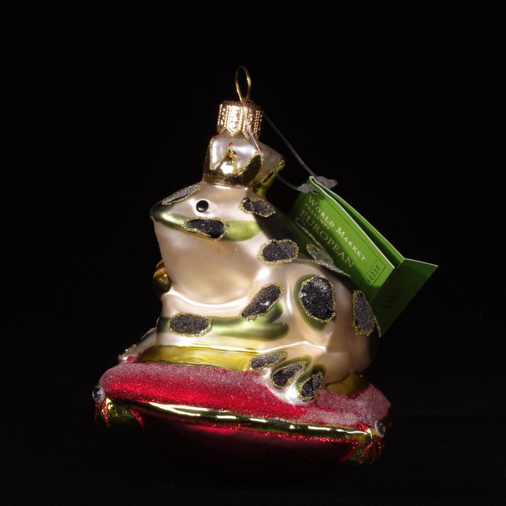 NWT Christmas Ornament Frog 3 #/4" Polland